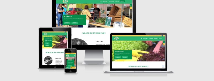 Website laten maken voor Yn'e Sinne Farm